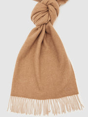 Wool-Cashmere Scarf Taupe | Women