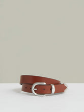 Leather Western Belt Tan Brown | Men