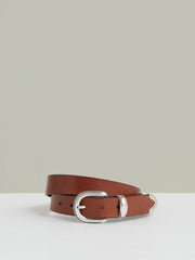 Leather Western Belt Tan Brown | Men