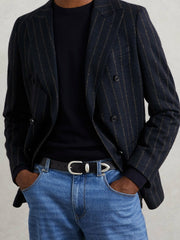 Leather Western Belt Black | Men