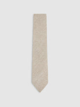 Wool-Silk Textured Tie Oatmeal | Men