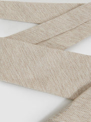 Wool-Silk Textured Tie Oatmeal | Men