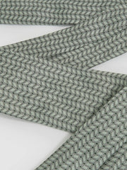 Silk Geometric-Chain Print Tie Sage | Men