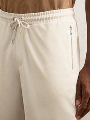 Textured Drawstring Shorts Stone | Men