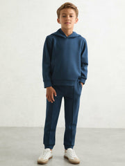 Interlock Jersey Hoodie Ocean Blue | Children & Baby