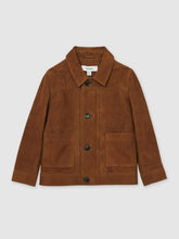 13-14 yrs Suede Worker Jacket Tobacco Brown | Children & Baby