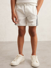 9-13 yrs Side Stripe Textured Shorts White | Children & Baby