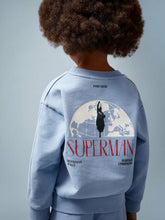 9-13 yrs Superman Logo Print Sweatshirt Light Blue | Children & Baby