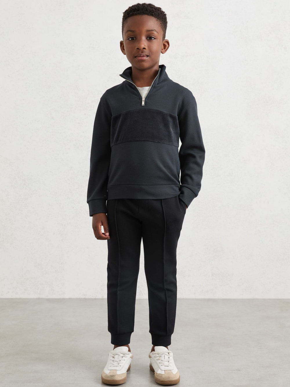 3-9 yrs Interlock Drawstring Joggers Navy Blue | Children & Baby