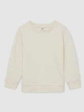 13-14 yrs Cotton-Blend Textured Sweatshirt Off White | Children & Baby
