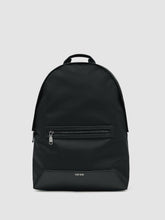 Woven Zipped Backpack Black | Men