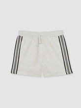 13-14 yrs Side Stripe Textured Shorts White | Children & Baby