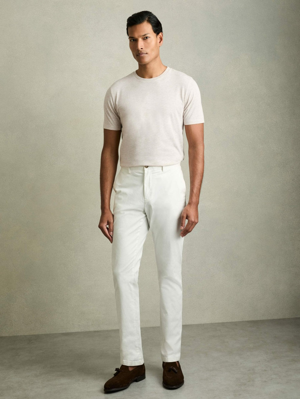 Cotton Crew Neck T-Shirt | Men