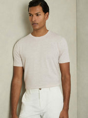 Cotton Crew Neck T-Shirt | Men