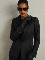 Single Breasted Suit Blazer Black | Women