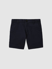3-9 yrs Cotton Chino Shorts with Stretch Navy | Children & Baby