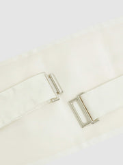 Silk Cummerbund Ivory | Men