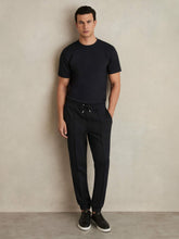 Drawstring Jersey Joggers Navy Blue | Men