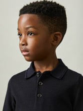9-14 yrs Merino Wool Polo Shirt Navy | Children & Baby