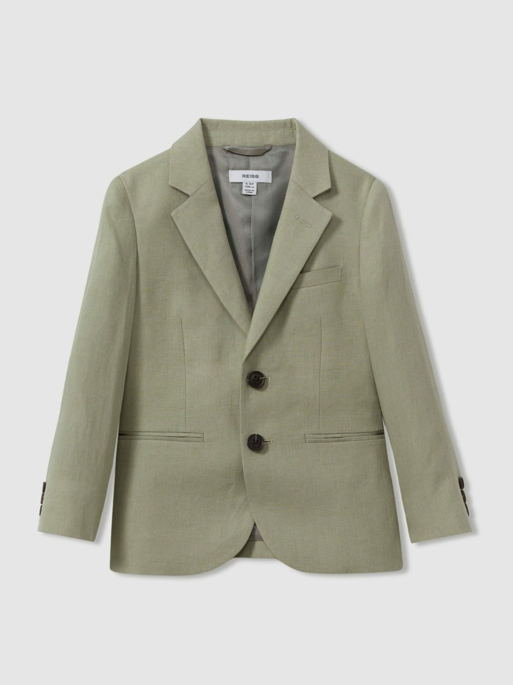 9-13 yrs Linen Single Breasted Blazer Apple | Children & Baby