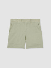 13-14 yrs Slim Fit Linen Adjustable Trousers Apple | Children & Baby