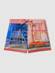 Senior McLaren F1 Miami Drawstring Shorts Pink Multi | Children & Baby