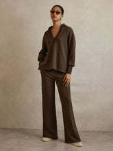 Interlock Wide-Leg Joggers Chocolate | Women