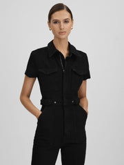 Good American Denim Jumpsuit Black | Women