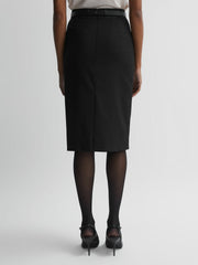 Tailored Pencil Skirt Black | Women