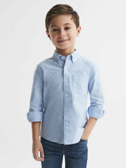 4-9 yrs Button Down Oxford Shirt Soft Blue | Children & Baby