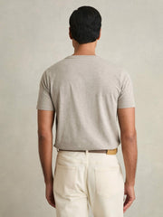 Cotton-Jersey Crew-Neck T-shirts 3 Pack Multi Melange | Men