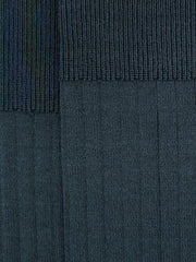 Ribbed Socks Airforce Blue | Men