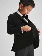 4-9 yrs Single Breasted Velvet Blazer Black | Children & Baby