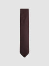 Textured Silk Blend Tie Burgundy | Men