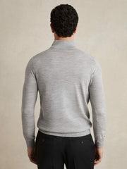Merino Wool Half-Zip Jumper | Men