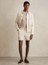 Textured Drawstring Shorts Stone | Men