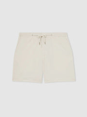 Textured Drawstring Shorts Stone | Men