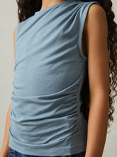 9-13 yrs Ruched Vest Top Blue | Children & Baby
