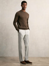 Slim-Fit Internal-Drawstring Trousers Grey | Men