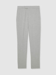 Slim-Fit Internal-Drawstring Trousers Grey | Men