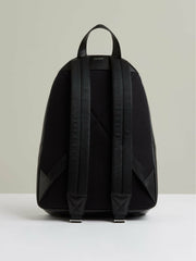 Micro-Grain Leather Backpack Black | Men