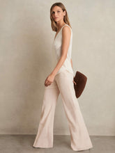 Wide-Leg Suit Trousers Pink | Women