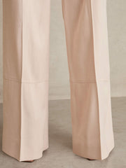 Wide-Leg Suit Trousers Pink | Women