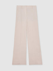 Petite Wide-Leg Suit Trousers Pink | Women