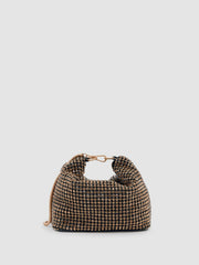Crystal Bracelet Pouch Bag Gold | Women