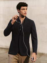 Slim-Fit Single-Breasted Jersey Suit Blazer Navy | Men