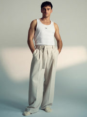 | Tom Daley Cotton Lover Vest with Stretch White | Men