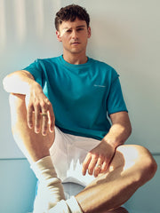 | Tom Daley Graphic-Print T-Shirt Teal Green | Men