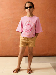 13-14 yrs SmileyWorld | Sun-Print T-Shirt Pink | Children & Baby