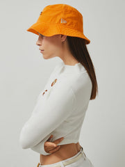 Unisex Fit McLaren Racing Cotton Bucket Hat Papaya Orange | Men